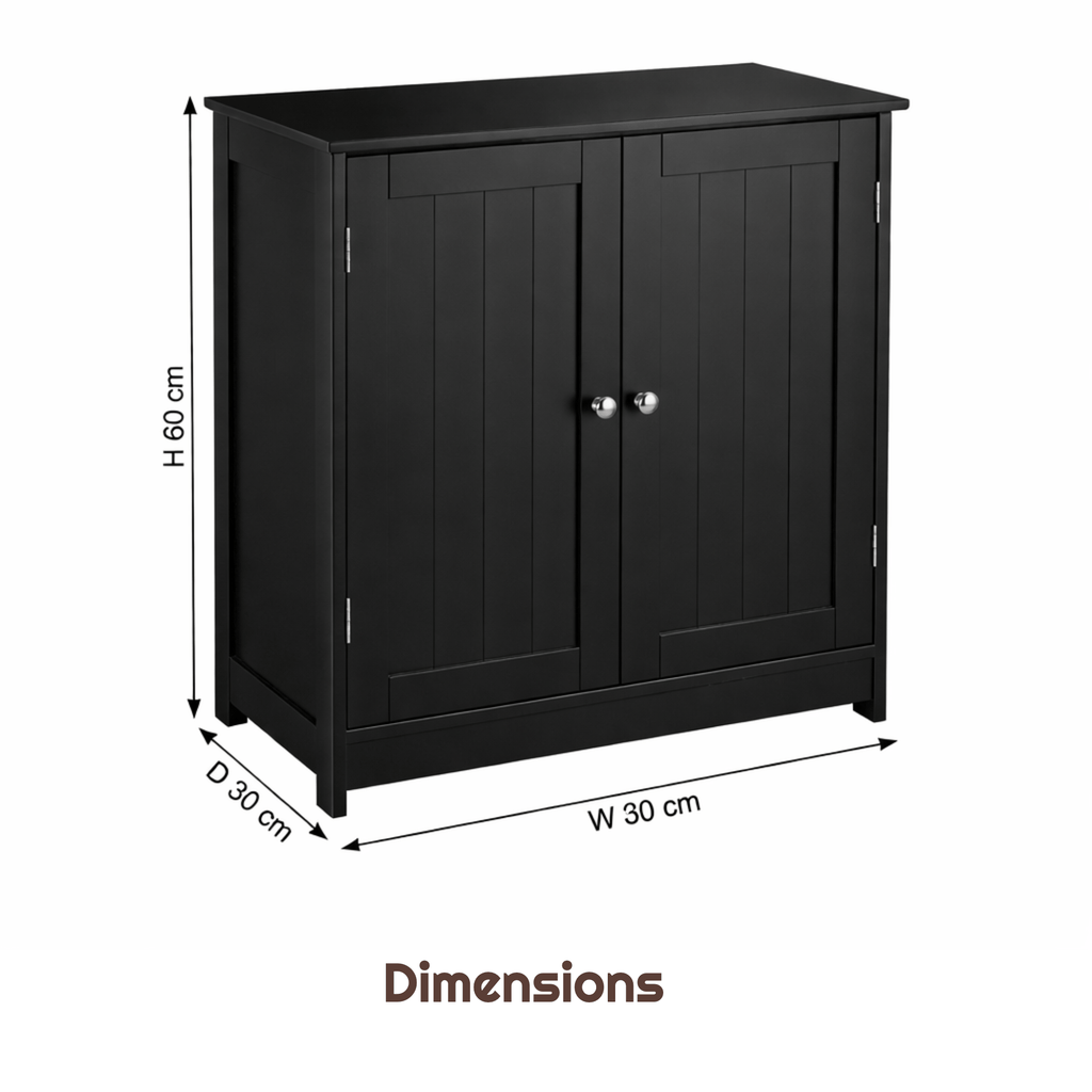 Under Sink Bathroom Cabinet with Space-Saving, Easy Assembly - product gallery image 7