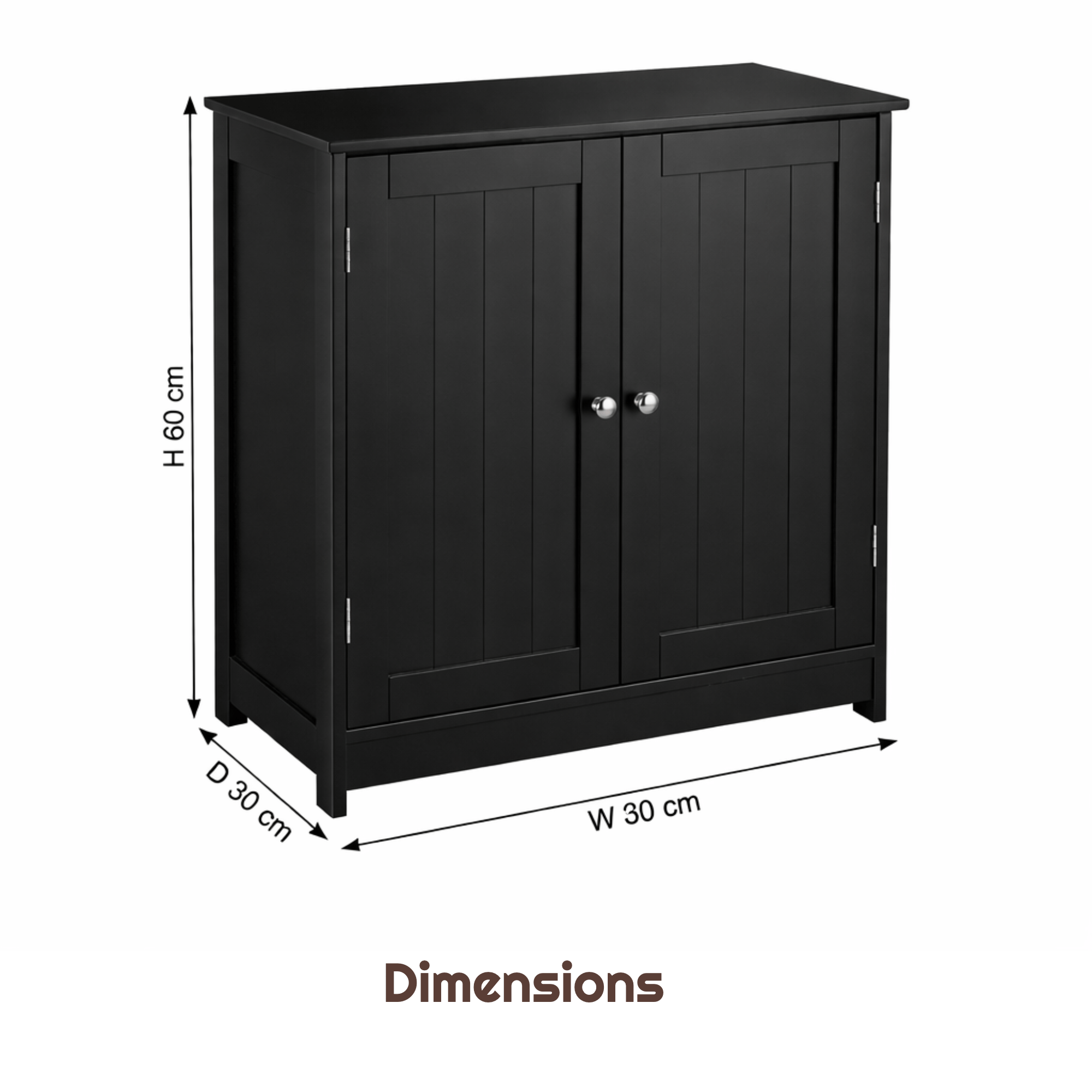 Under Sink Bathroom Cabinet with Space-Saving, Easy Assembly - product gallery image 7