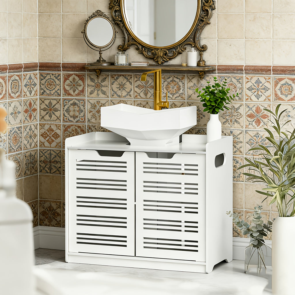 Under Sink Bathroom Cabinet with Space-Saving, Freestanding