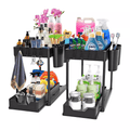 Under Sink Bathroom Cabinet with Space-Saving, Pull-Out, 1 Pair - 1 Pair option