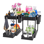 Under Sink Bathroom Cabinet with Space-Saving, Pull-Out, 1 Pair - 1 Pair option