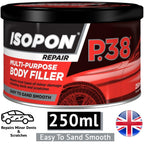 UPOL ISOPON P38 Easy Sand Body Filler with 250ml, Metal, P38 Multi-purpose Body Filler - product gallery image 2