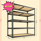 Utility Storage Shelve with Shelves, Sturdy Professional Shelving System - Style 1 option