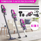 Vacuum Cleaner with Rechargeable, 1.5kg, Cordless 4-in-1 Handheld Stick 8000Pa Suction