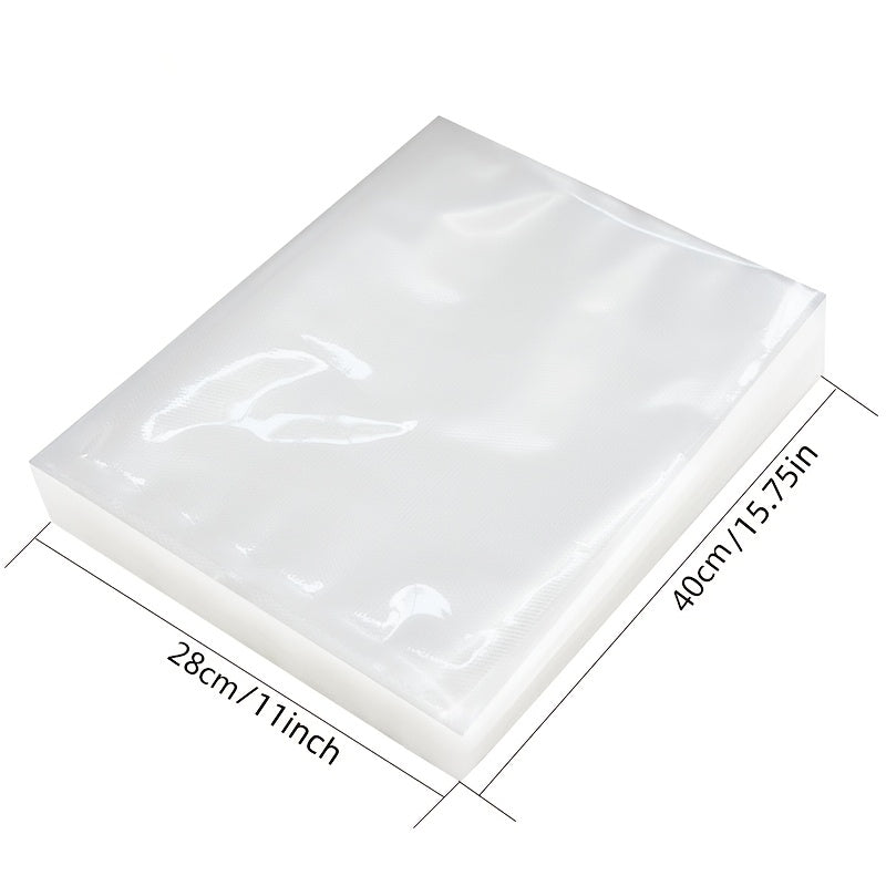 Vacuum Sealer Bags & Roll with Airtight, 100pcs, Food 100pcs Precut Embossed, Thick - product gallery image 3