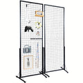 VEVOR 2' x 5.6' Grid Wall Panels Tower with 2 Packs, 47