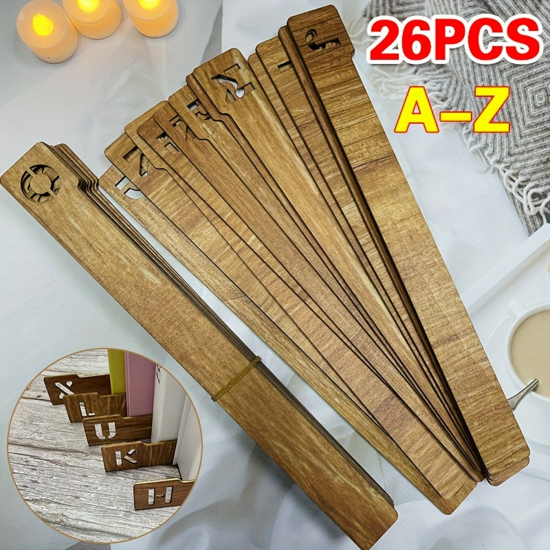 Vinyl Record Dividers Premium-Wooden Music with Premium-Wooden Deviders Lps