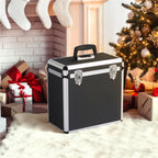 Vinyl Record Storage Case with Lockable, Metal, DJ Flight LP Records Lockable Aluminium - product gallery image 5