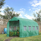 Walk-In Polytunnel Greenhouse with 2m, 3 x 2 M, 2m Walk-In Roll-Up Windows - product gallery image 9