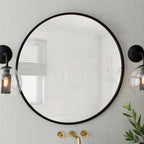 Wall Mirror with Wall-Mounted, 50cm, Glass for living rooms - product gallery image 7