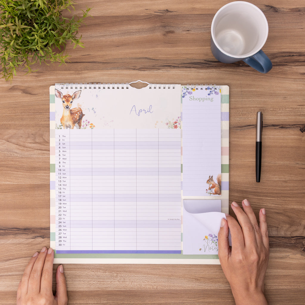 Wall Planner with Family Calendar Column Large Month-to-View - product gallery image 10