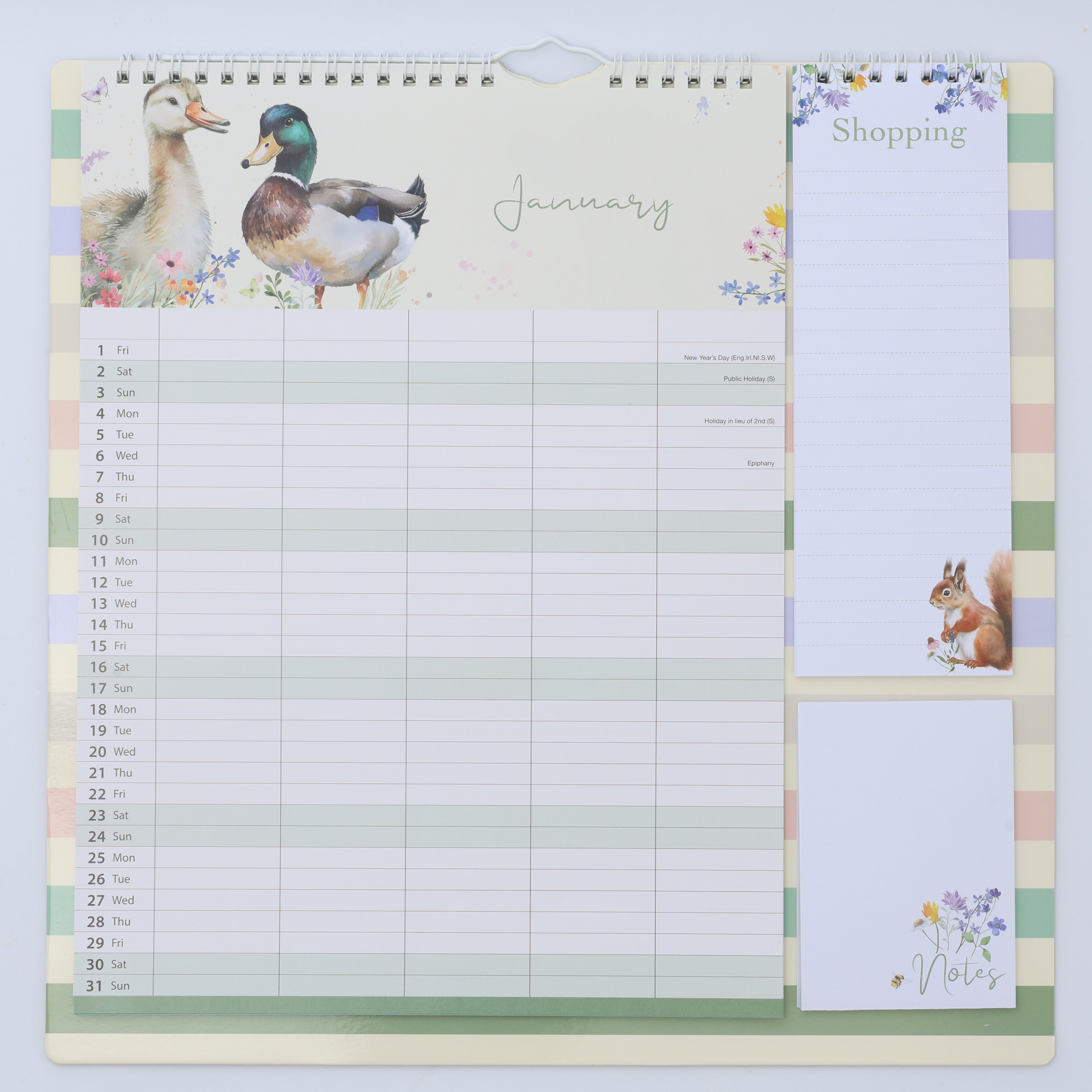 Wall Planner with Family Calendar Column Large Month-to-View - product gallery image 4