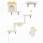 Wall Shelf with Space-Saving, Wall-Mounted, Costoffs Cat Tree Wall-Mounted Cat Furniture - product gallery image 7