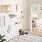 Wall Shelf with Space-Saving, Wall-Mounted, Costoffs Cat Tree Wall-Mounted Cat Furniture - product gallery image 9
