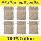 Wash Glove with Machine-Washable, Cotton, 6 Pack for practical home use - product gallery image 10