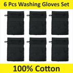 Wash Glove with Machine-Washable, Cotton, 6 Pack for practical home use - product gallery image 6