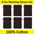 Wash Glove with Machine-Washable, Cotton, 6 Pack for practical home use - product gallery image 9