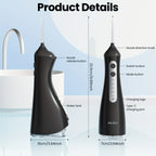 Water Flosser with Rechargeable, Wireless, 350ml for travel - product gallery image 5