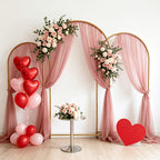 Wedding Arch Frame with Freestanding, 6ft, 6.6ft, Metal, Gold Moon Gate 6ft, 6.6ft 7.2ft - product gallery image 4