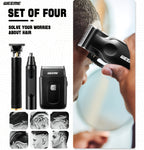 WEEME Hair Clippers 4pcs 3pcs 2pcs Black Golden Men Professional, Beard Trimmer Kit - product gallery image 13