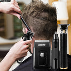 WEEME Hair Clippers 4pcs 3pcs 2pcs Black Golden Men Professional, Beard Trimmer Kit - product gallery image 4