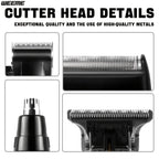 WEEME Hair Clippers 4pcs 3pcs 2pcs Black Golden Men Professional, Beard Trimmer Kit - product gallery image 8