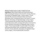 Wet Cat Food with Pack of 40, Whiskas Poultry Feasts in Jelly Adult - product gallery image 2