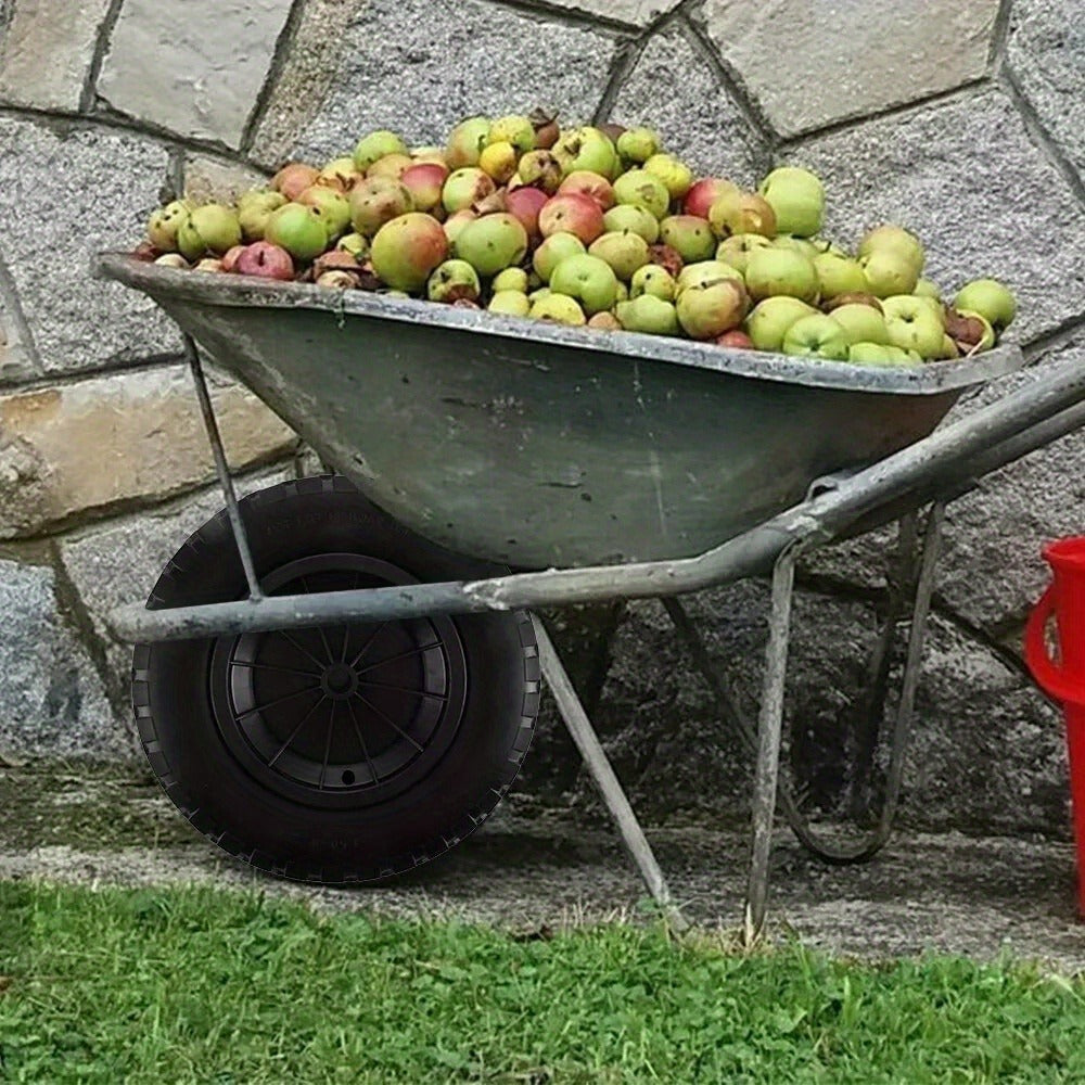 Wheelbarrow Wheel with Wheels, 350mm, 120kg, Inch Solid Tyre Heavy Duty Replacement - product gallery image 14