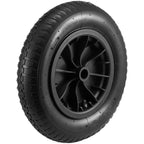 Wheelbarrow Wheel with Wheels, 350mm, 120kg, Inch Solid Tyre Heavy Duty Replacement