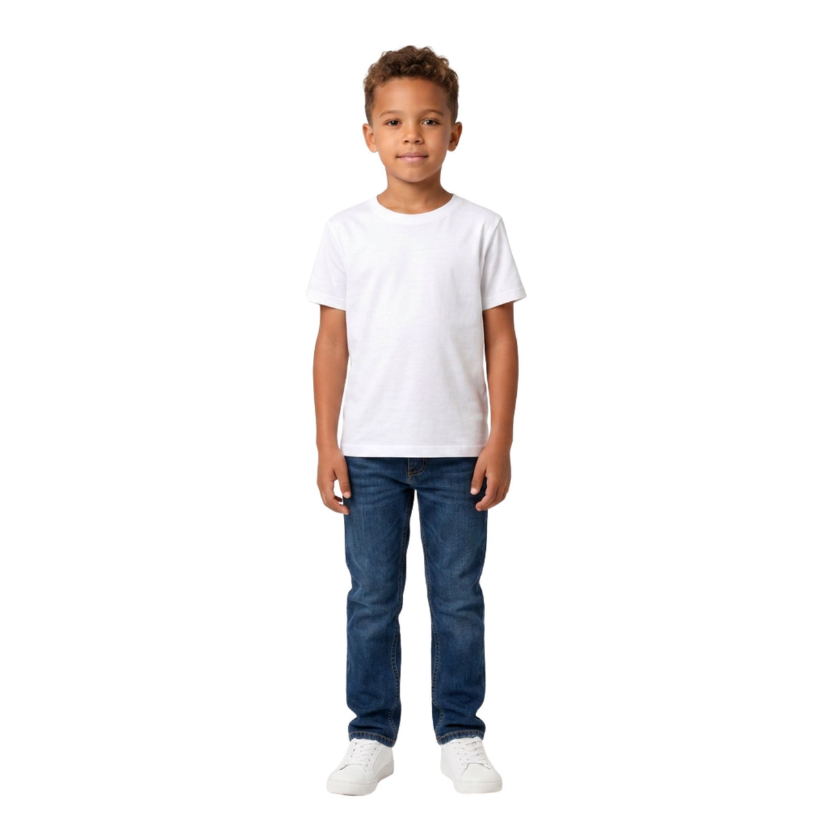 White T-Shirt Children's T-Shirts of Five for casual and seasonal outfits - product gallery image 7