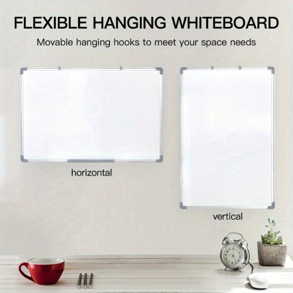 Whiteboard with Magnetic Dry Erase Frame, Marker, Eraser - product gallery image 9