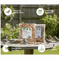 Wild Bird Food with 400g, Pack of 2, Natural Peanuts Birds High-Energy Garden Feed - Pack of 2 option