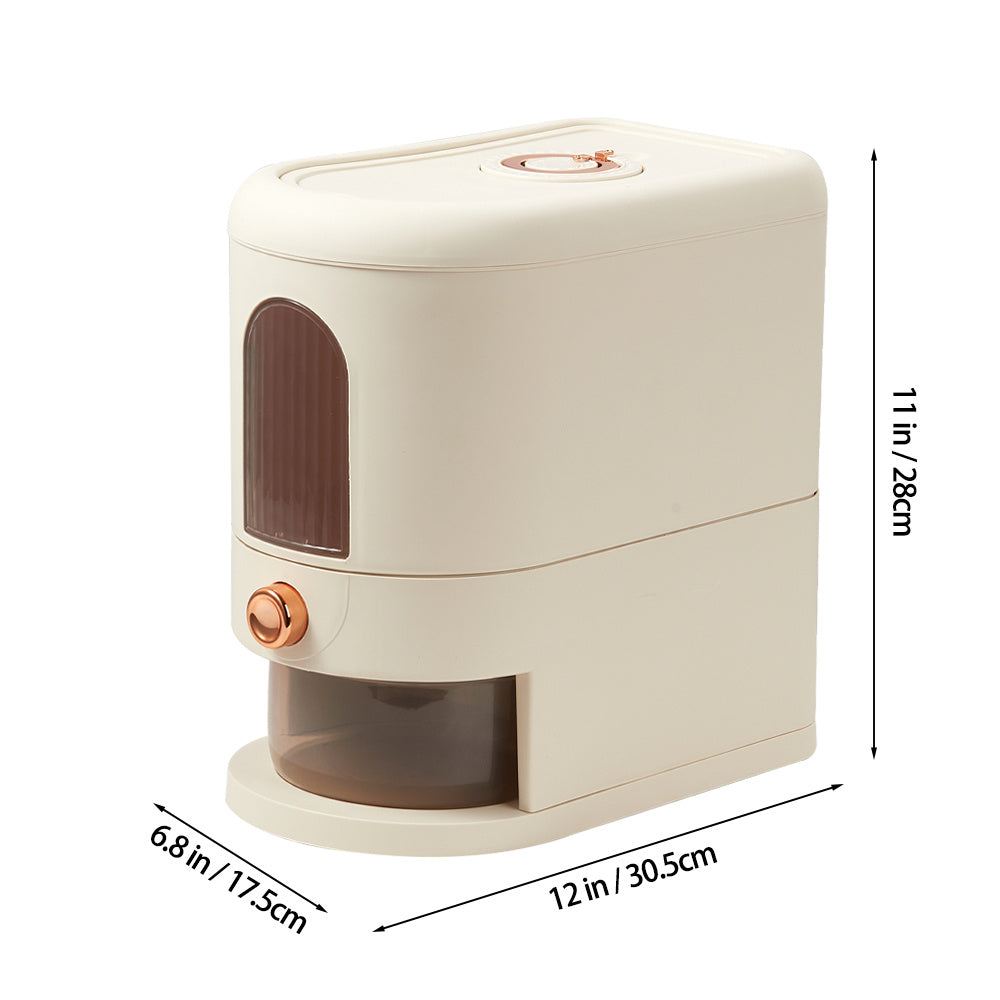 Windowed Rice Dispenser with 5kg, 10kg, Cup or for practical home use - product gallery image 2
