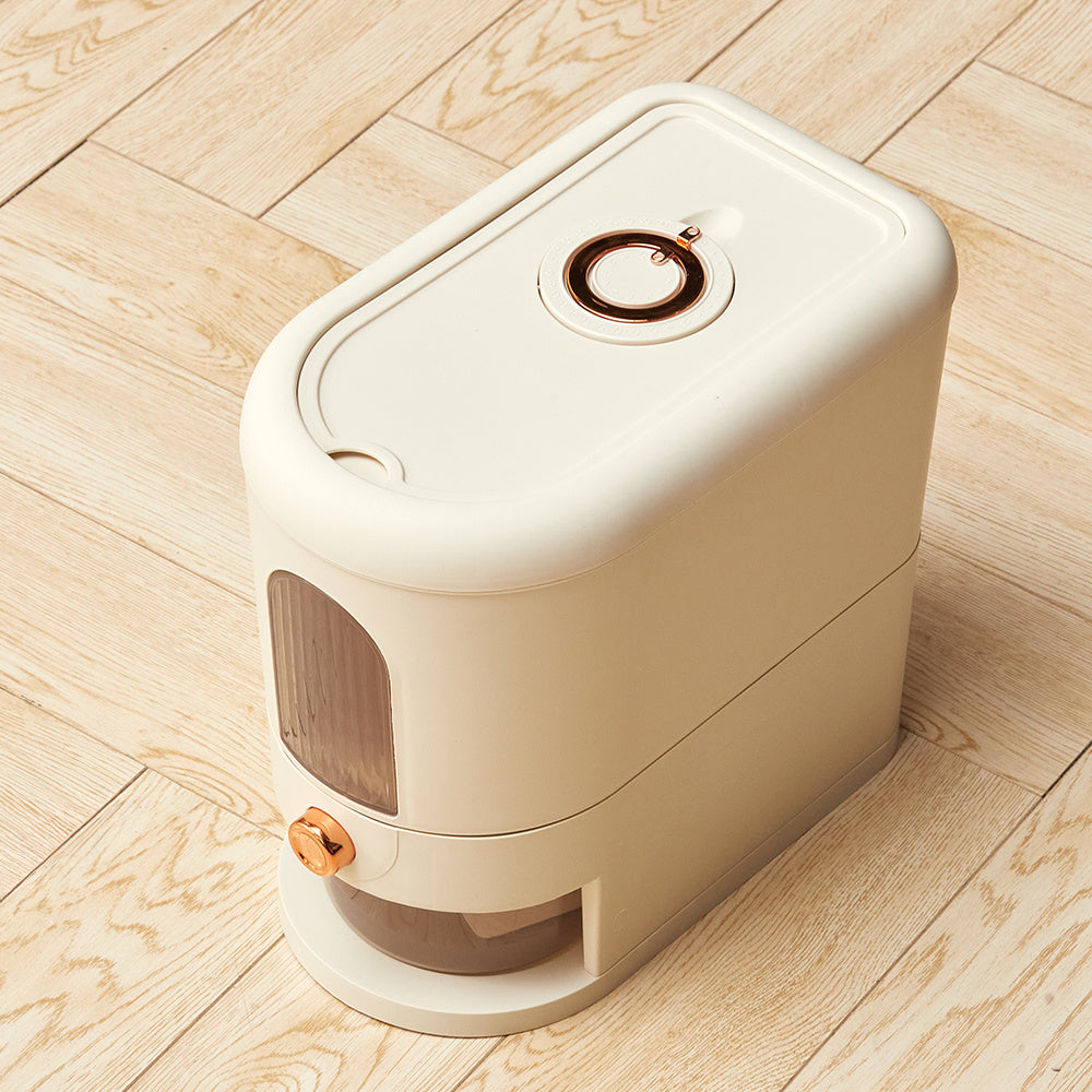 Windowed Rice Dispenser with 5kg, 10kg, Cup or for practical home use - product gallery image 3