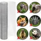Wire Mesh with 15m, 30m, Carbon Steel, Galvanised Welded Roll 15m 30m Chicken - product gallery image 2