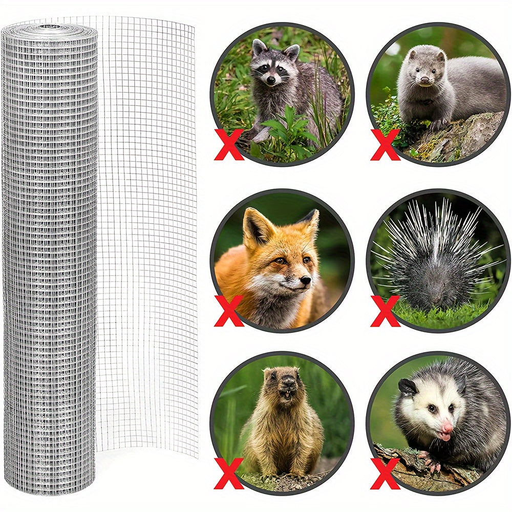 Wire Mesh with 15m, 30m, Carbon Steel, Galvanised Welded Roll 15m 30m Chicken - product gallery image 2
