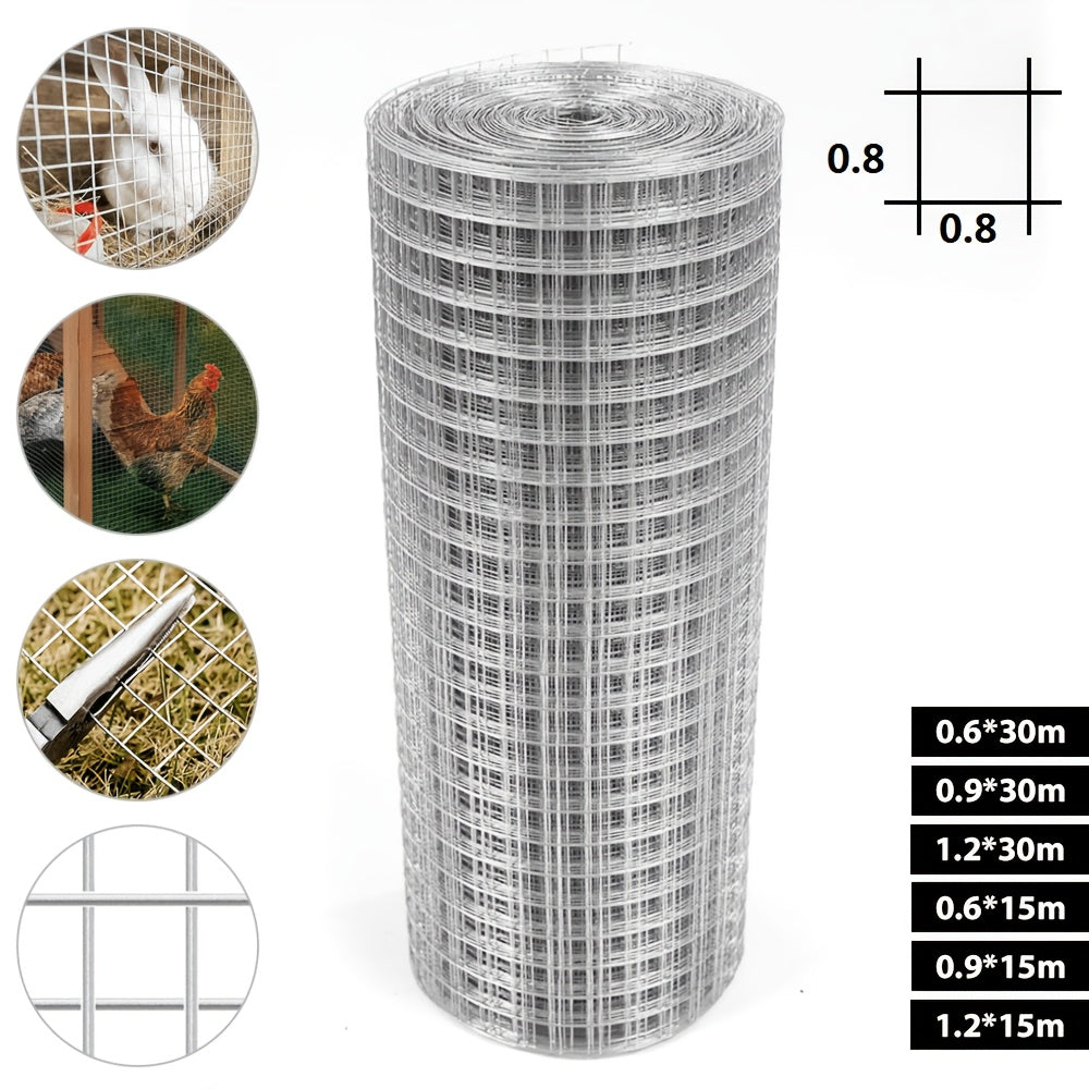 Wire Mesh with 15m, 30m, Carbon Steel, Galvanised Welded Roll 15m 30m Chicken - product gallery image 7