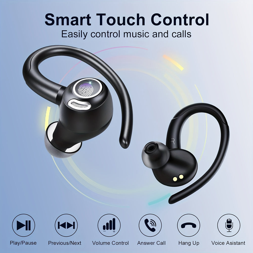 Wireless Headphones Sport Earbuds Ear Hooks, Bluetooth 5.3 - product gallery image 5