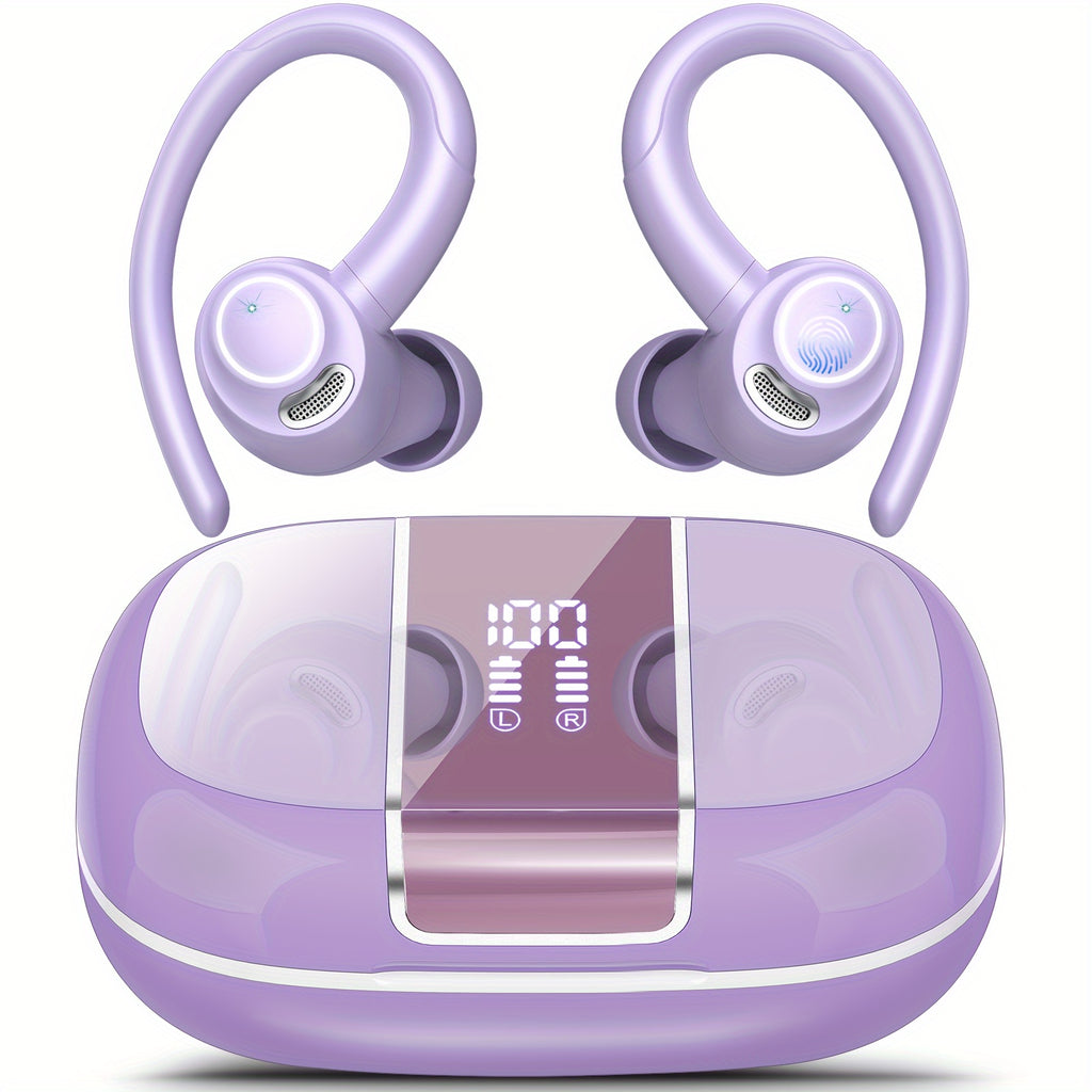 Wireless Headphones Sport Earbuds Ear Hooks, Bluetooth 5.3 - product gallery image 7