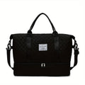 Women's Gym Bag with Women's Large Weekend Travel Holdall Duffle - Black option