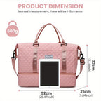 Women's Gym Bag with Women's Large Weekend Travel Holdall Duffle - product gallery image 4