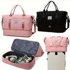 Women's Gym Bag with Women's Large Weekend Travel Holdall Duffle