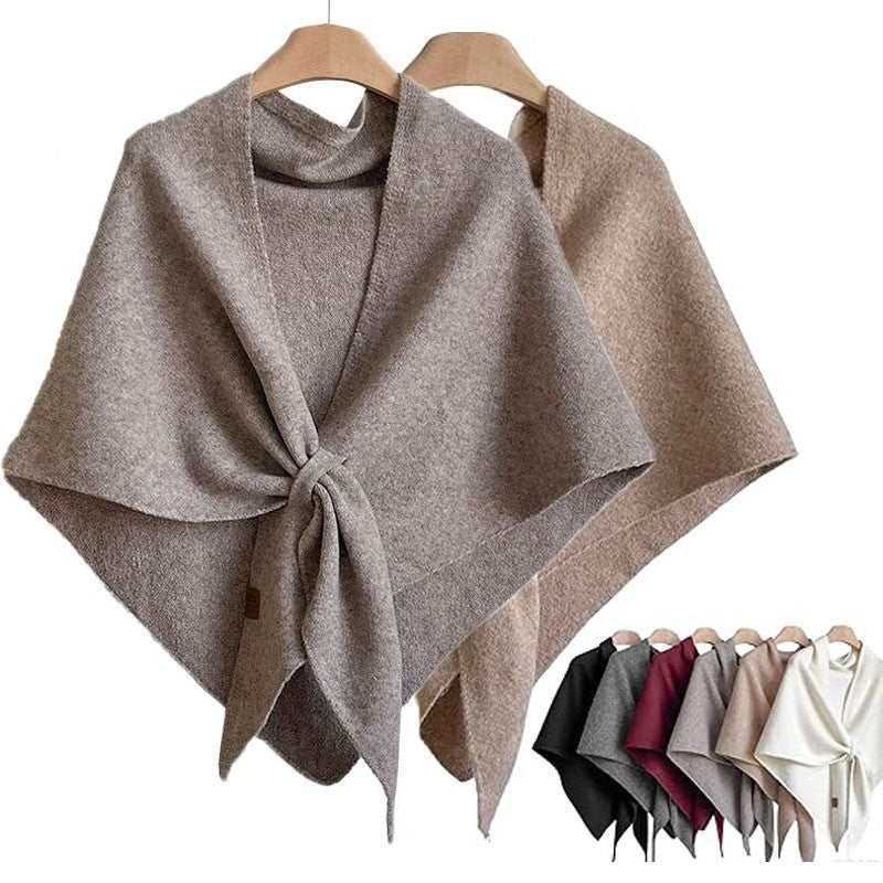 Women's Shawl with Women's Bohemian Wrap Cashmere Cardigan Soft - product gallery image 2