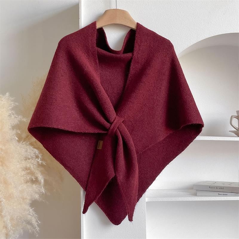 Women's Shawl with Women's Bohemian Wrap Cashmere Cardigan Soft - product gallery image 4