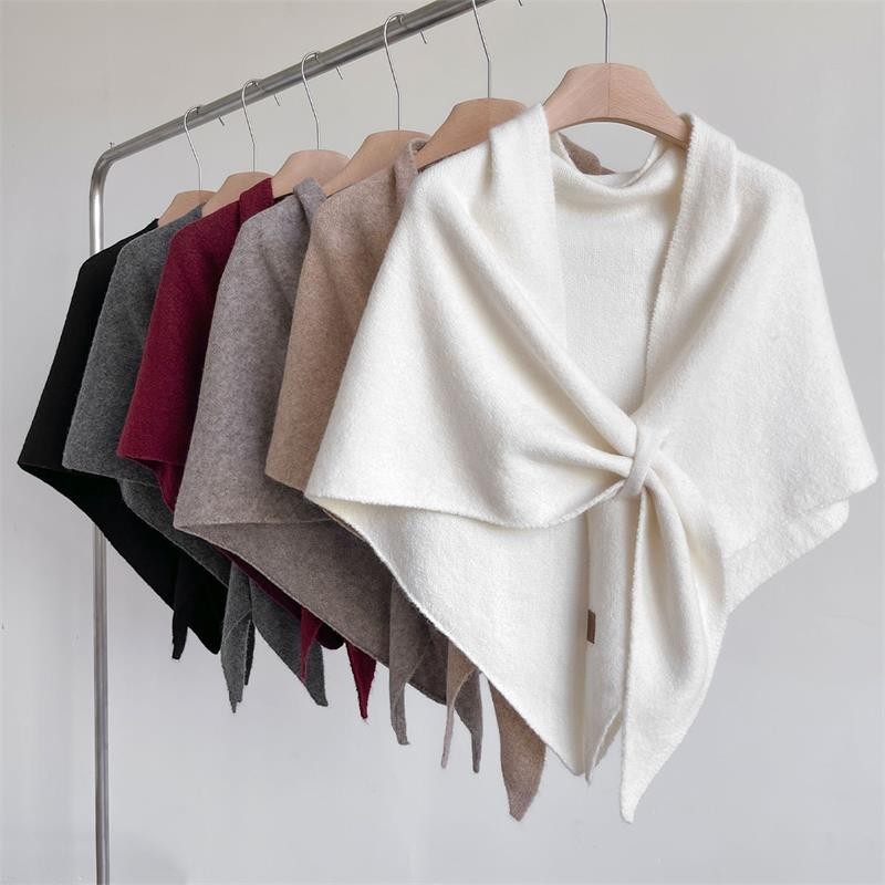 Women's Shawl with Women's Bohemian Wrap Cashmere Cardigan Soft - product gallery image 5