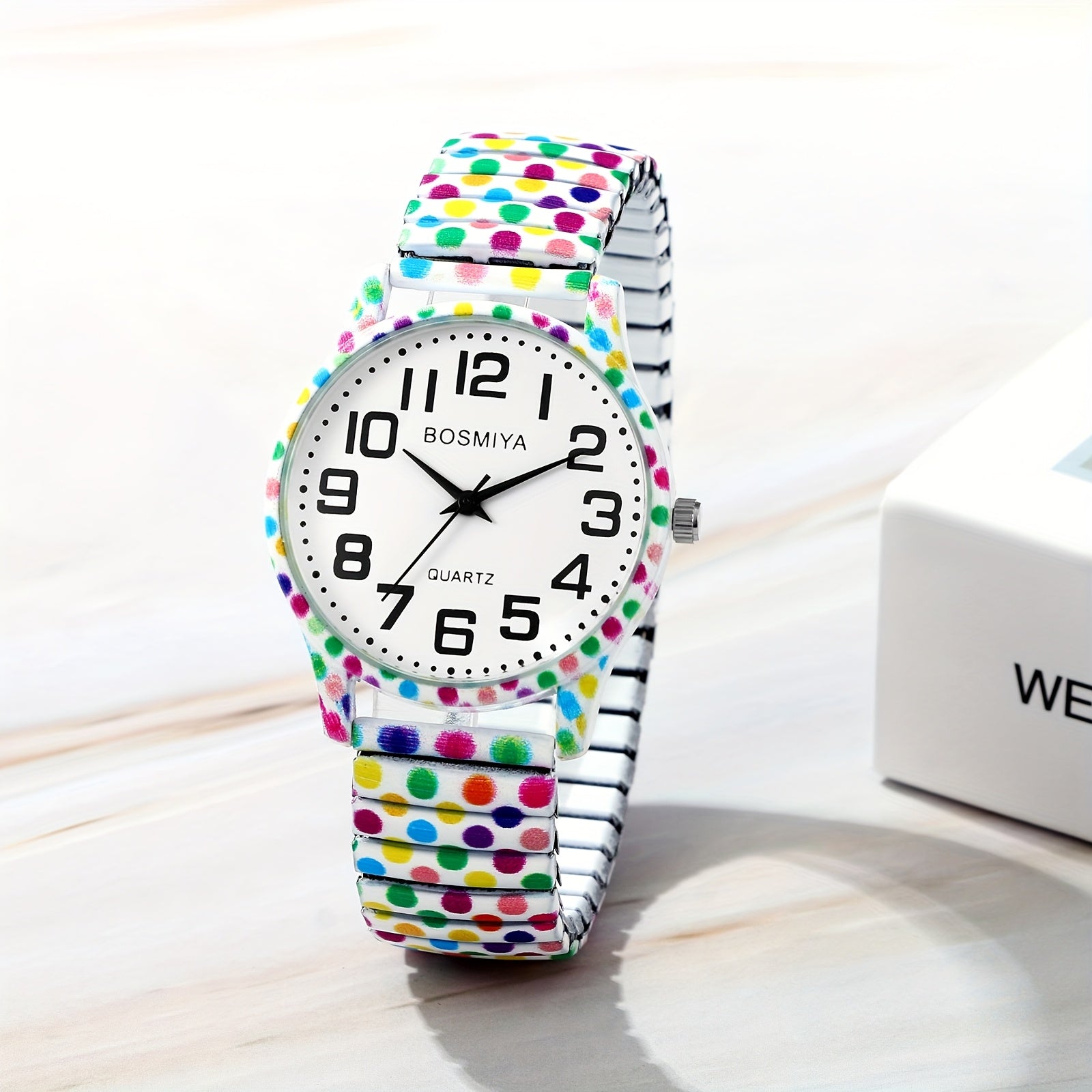 Women's Watch with Stainless Steel, Bohemian Women's Elastic Stretch Quartz - product gallery image 3