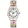 Women's Watch with Stainless Steel, Bohemian Women's Elastic Stretch Quartz - Style 1 option