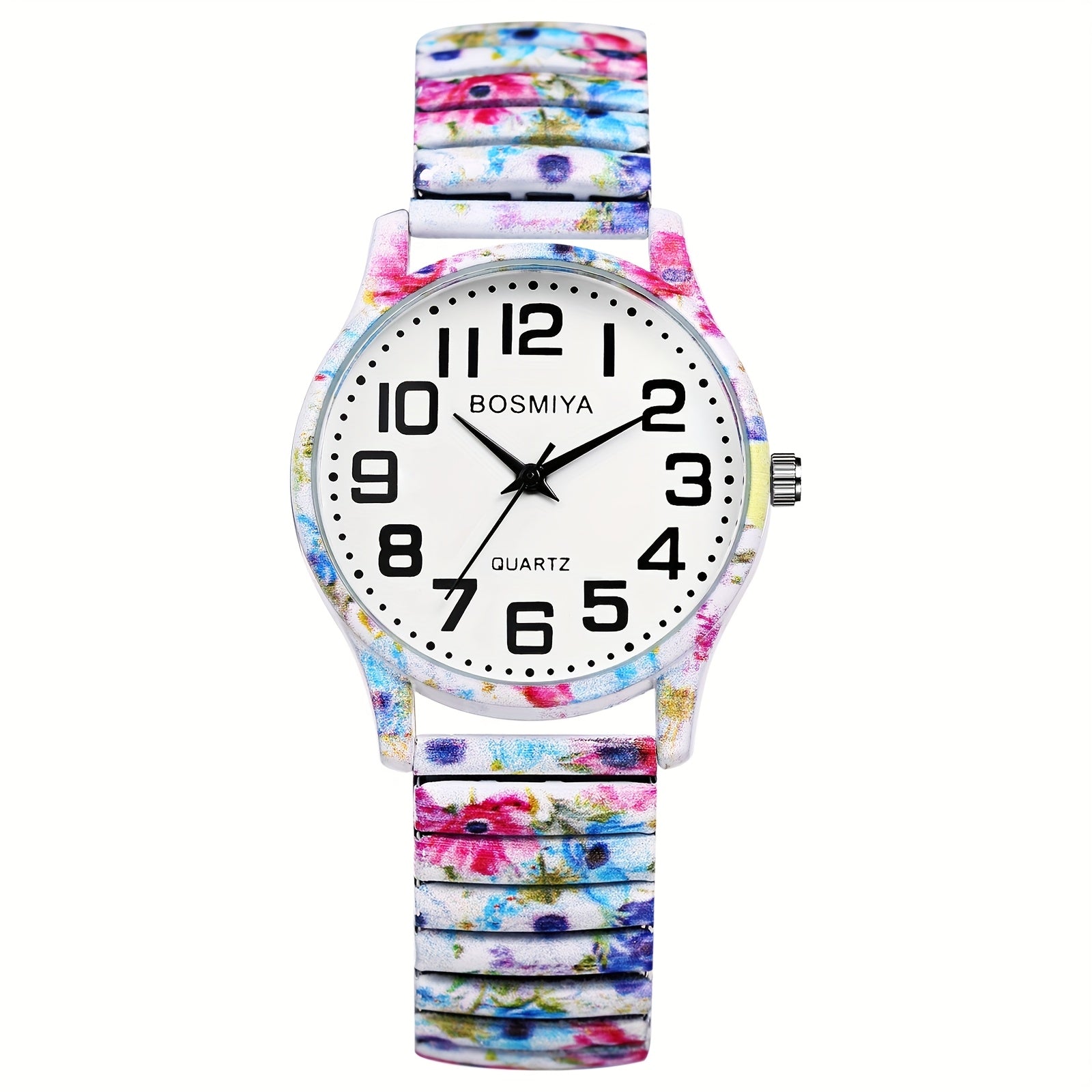 Women's Watch with Stainless Steel, Bohemian Women's Elastic Stretch Quartz - Style 7 option