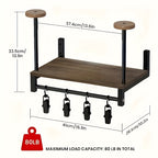 Wooden Display Rack] Durable Wooden with Wall-Mounted - product gallery image 6