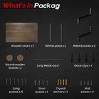 Wooden Display Rack] Durable Wooden with Wall-Mounted - product gallery image 8